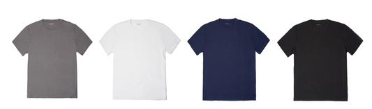 Men's hemp short-sleeved T-shirt
